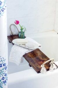 DIY Wood Bath Tray Image